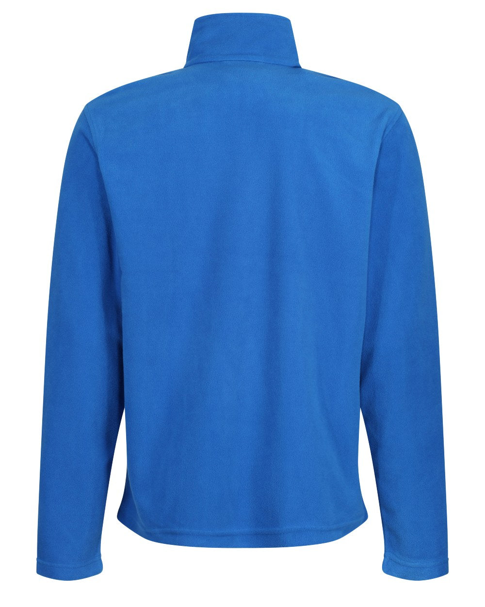 Oxford Blue coloured Regatta Mens Micro Zip Neck Fleece on white background 