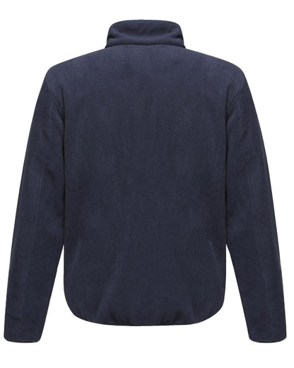 Navy coloured Regatta Omicron III Waterproof Breathable Fleece on white background 