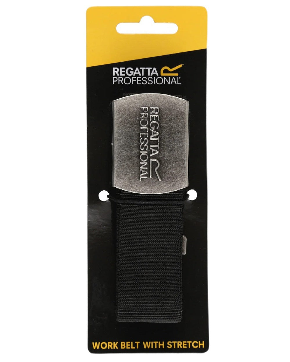 Black coloured Regatta Premium Workwear Belt on white background