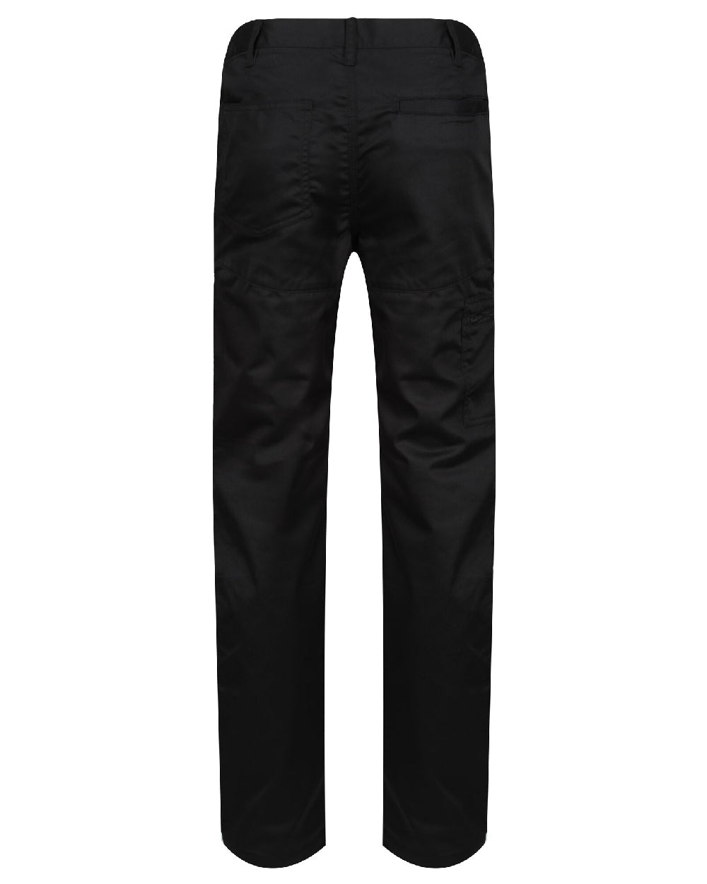 Black coloured Regatta Pro Action Trousers on white background 