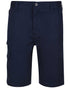 Navy coloured Regatta Pro Cargo Shorts on white background 