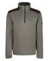 Dark Khaki Coloured Regatta Professional Holbeck Half Zip Fleece on white background 