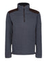 Navy Coloured Regatta Professional Holbeck Half Zip Fleece on white background 