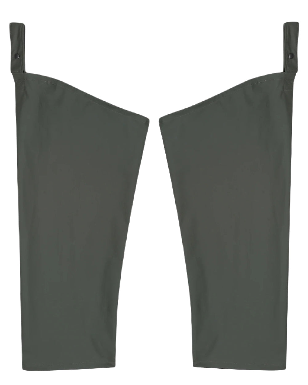 Olive coloured Regatta Stormflex Chaps on white background 