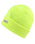 Fluro Yellow coloured Regatta Thinsulate Acrylic Hat on white background 