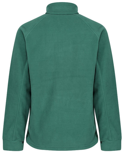 Bottle Green coloured Regatta Thor III Fleece on white background 