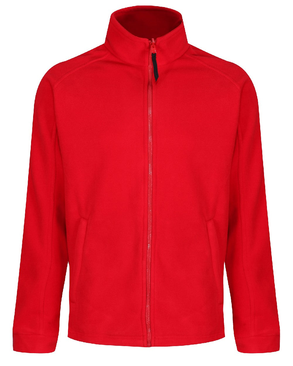 Classic Red coloured Regatta Thor III Fleece on white background 