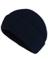 Navy coloured Regatta Watch Hat on white background 