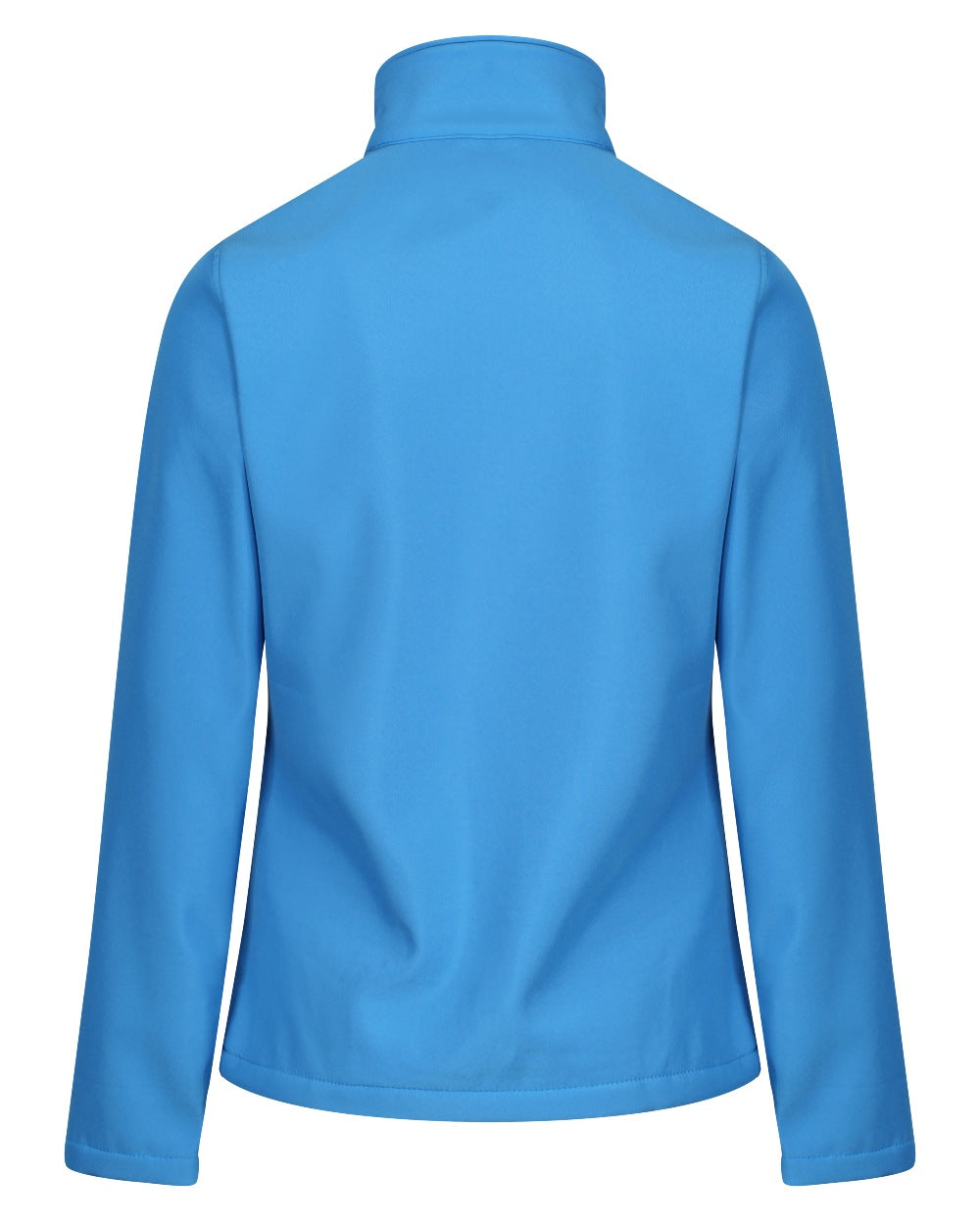 French Blue Navy coloured Regatta Womens Ablaze Printable Softshell Jacket on white background 