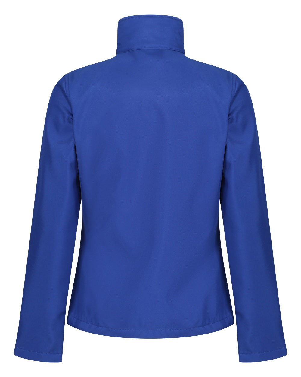 New Royal Black coloured Regatta Womens Ablaze Printable Softshell Jacket on white background 
