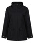 Black coloured Regatta Womens Darby III Insulated Parka Jacket on white background 