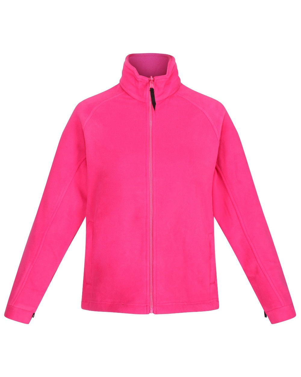 Hot Pink coloured Regatta Womens Thor III Fleece on white background 