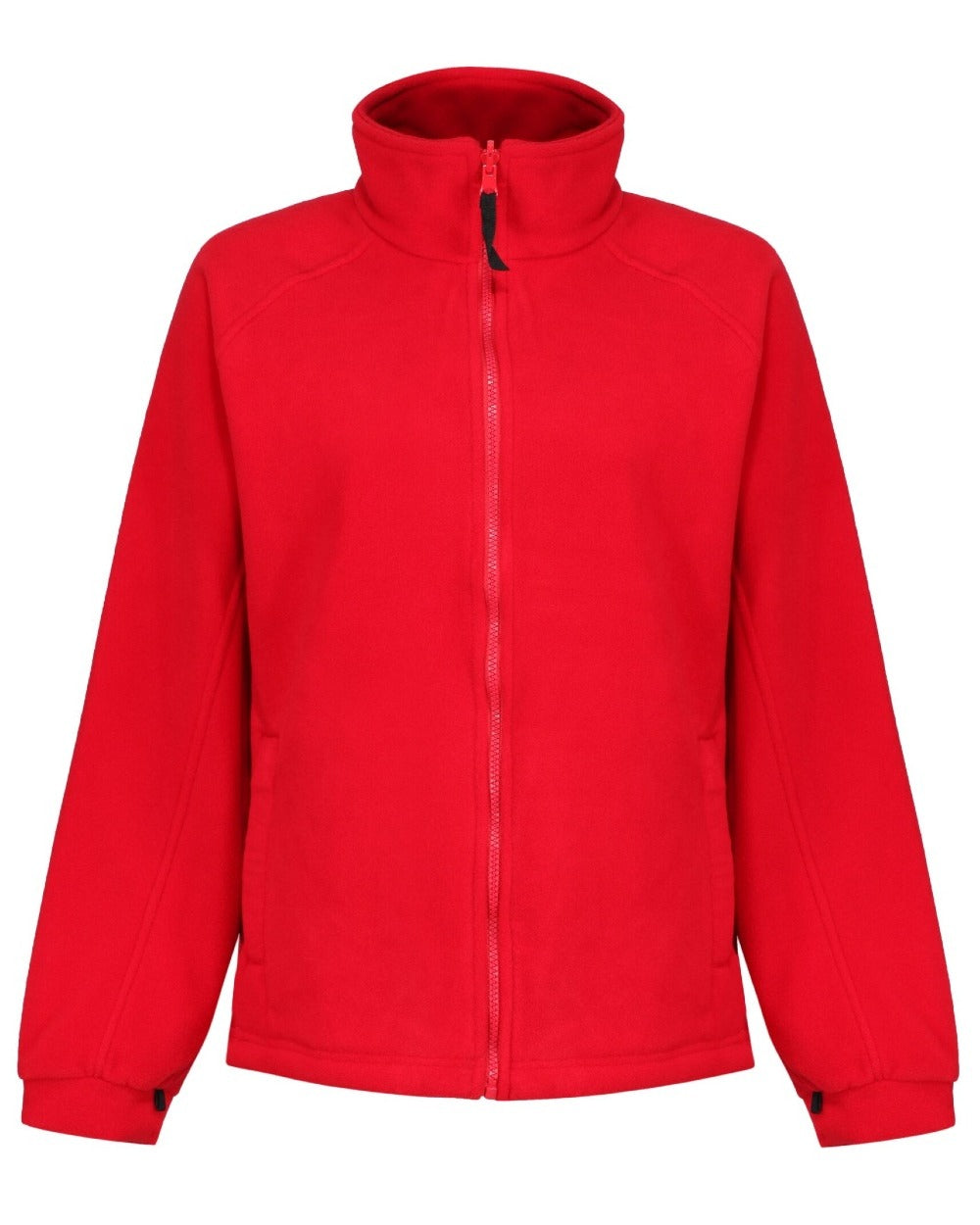 Classic Red coloured Regatta Womens Thor III Fleece on white background 