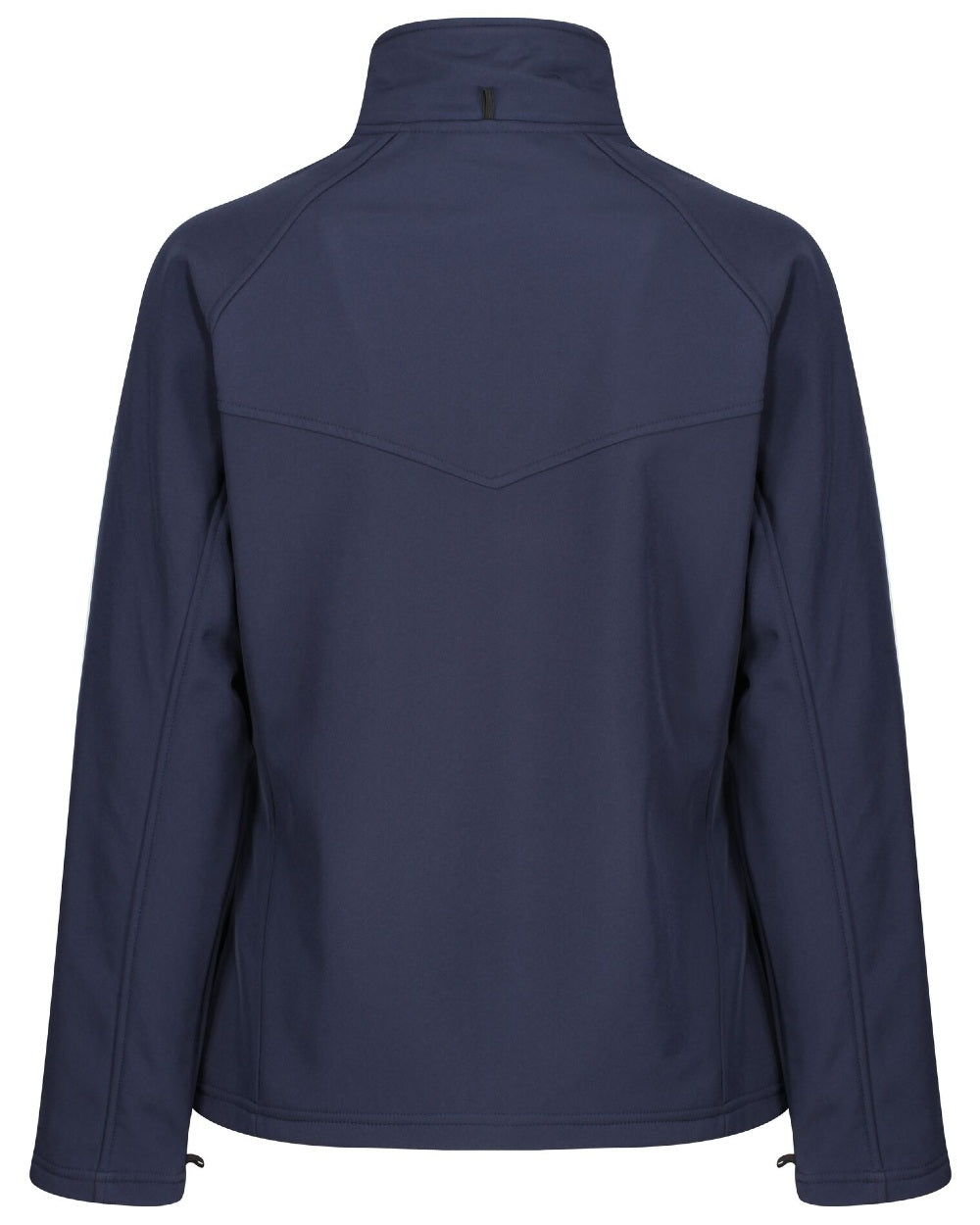 Navy coloured Regatta Womens Uproar Softshell Jacket on white background 