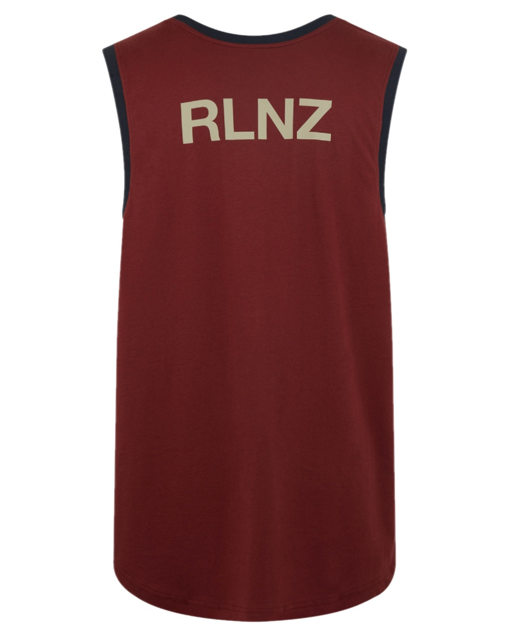 Rhubarb Multi coloured Ridgeline Backslider Singlet Top on white background 