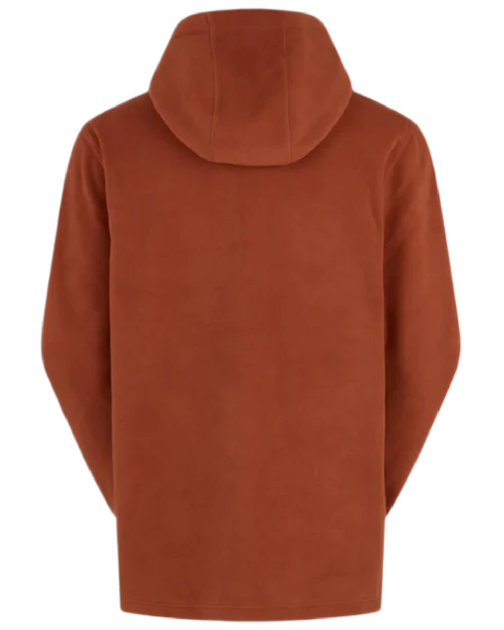 Russet Coloured Ridgeline Ballistic Hooded Fleece on white background 