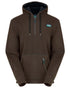 Bark Coloured Ridgeline Ballistic Hoodie On A White Background 
