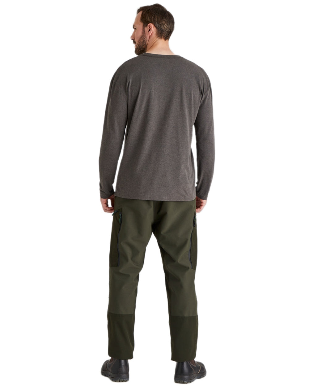 Light Bark Marl Coloured Ridgeline Baseline Top on white background 