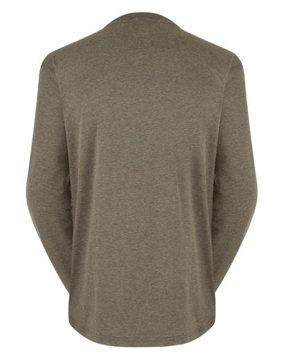Smokey Olive Marl Coloured Ridgeline Baseline Top on white background 