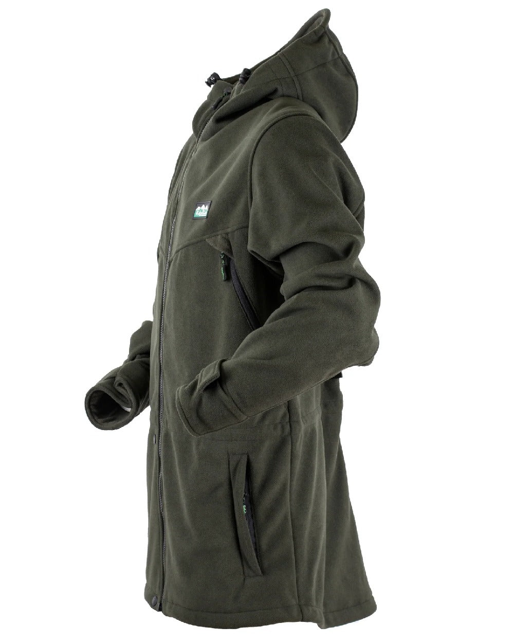 Olive Ridgeline Grizzly III Jacket on white background 