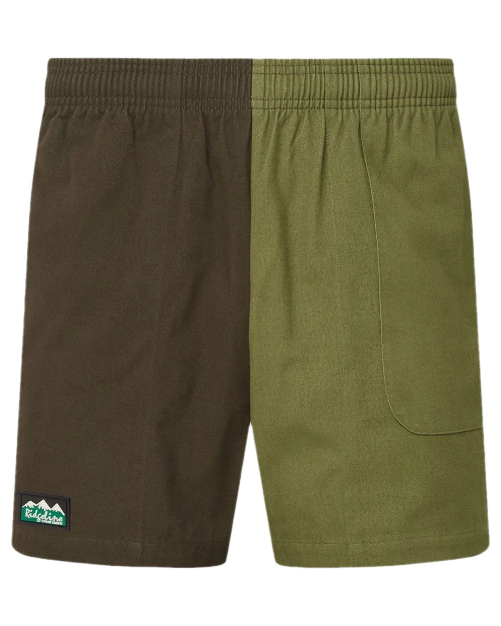Deep Forest Fern Green Coloured Ridgeline Hose Down Shorts on white background 