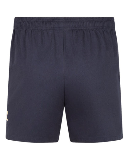 Navy coloured Ridgeline Hose Down Shorts on white background 