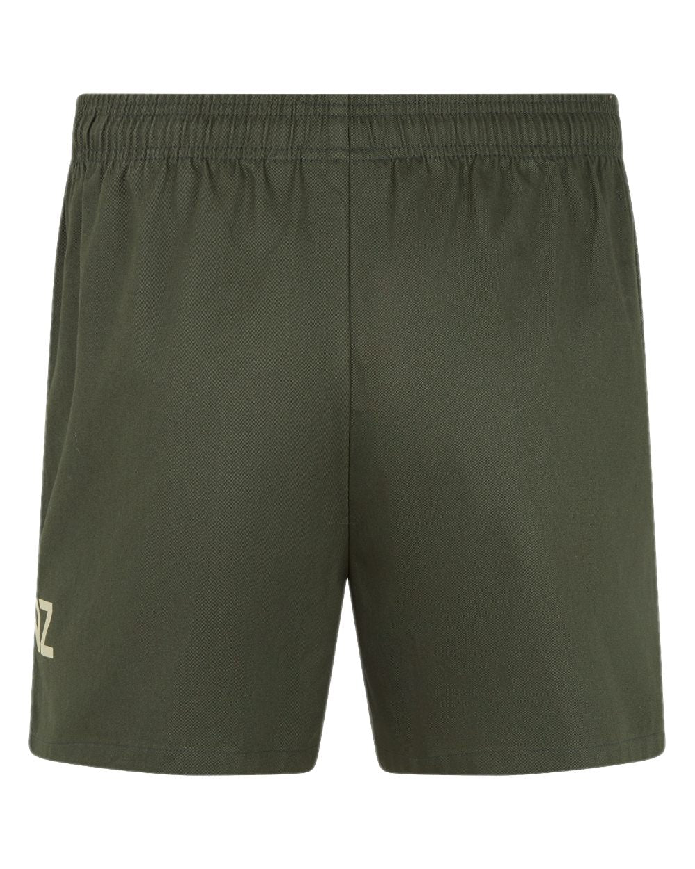 Olive coloured Ridgeline Hose Down Shorts on white background 