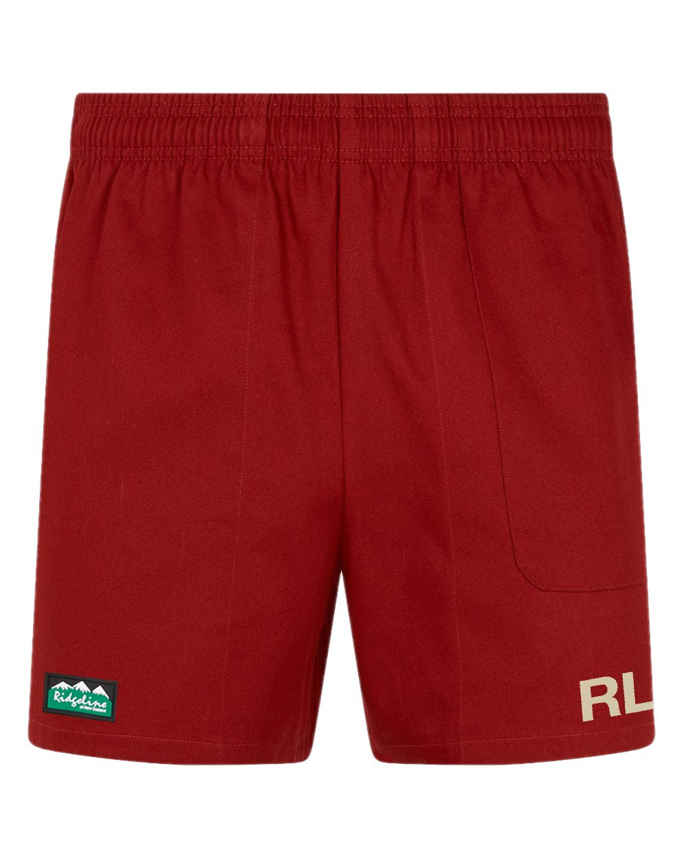 Rhubarb coloured Ridgeline Hose Down Shorts on white background 