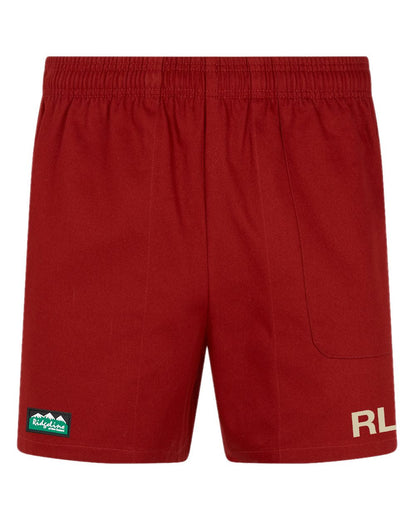 Rhubarb coloured Ridgeline Hose Down Shorts on white background 