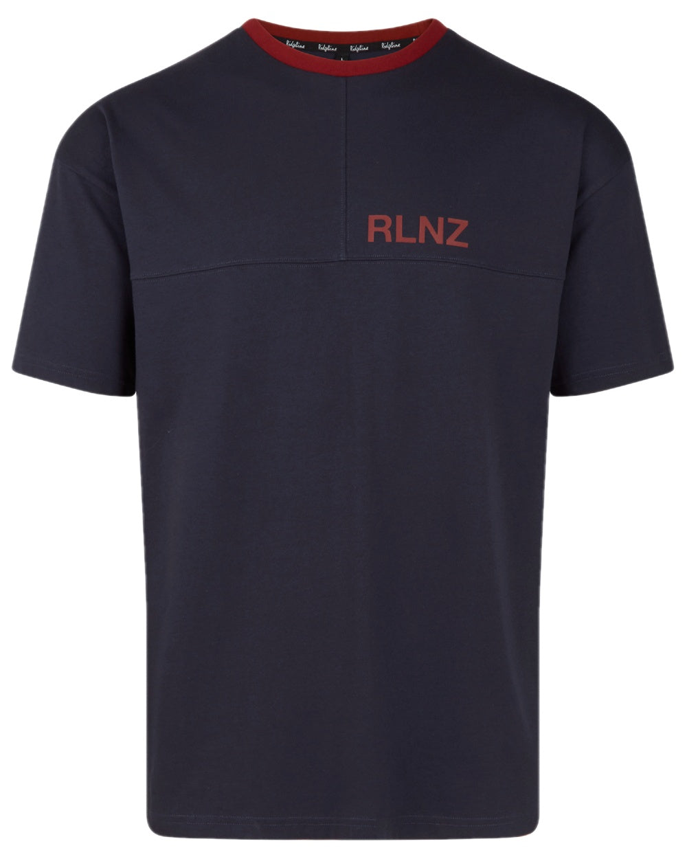 Navy coloured Ridgeline Hose Down T-Shirt on white background 