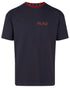 Navy coloured Ridgeline Hose Down T-Shirt on white background 