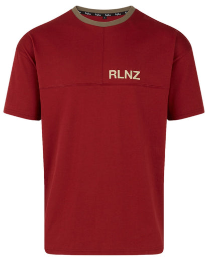 Rhubarb coloured Ridgeline Hose Down T-Shirt on white background 