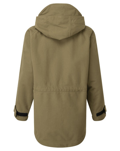 Teak coloured Ridgeline Kids Monsoon Classic Jacket on white background 