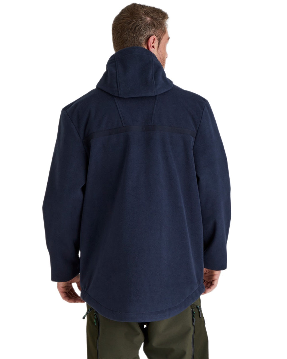 Navy Coloured Ridgeline Kodiak Fleece Jacket on white background 