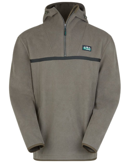 Smokey Olive Coloured Ridgeline Kodiak Fleece Smock on white background 