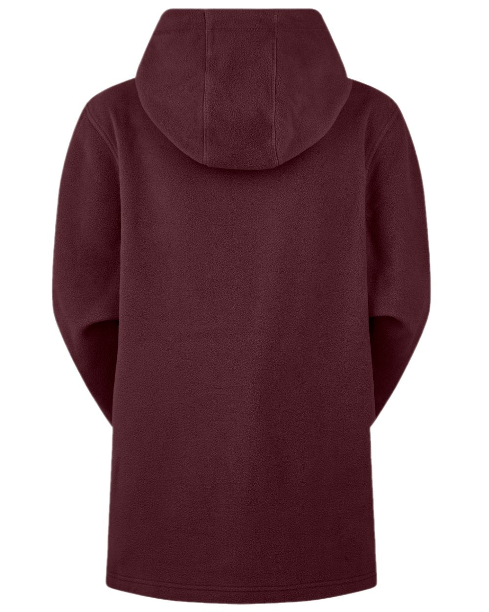 Winter Berry Coloured Ridgeline Ladies Ballistic Hoodie on white background 