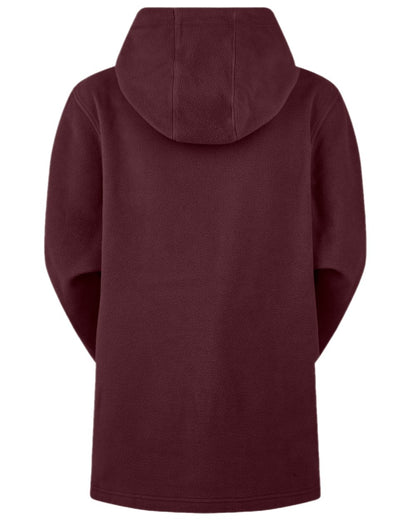 Winter Berry Coloured Ridgeline Ladies Ballistic Hoodie on white background 