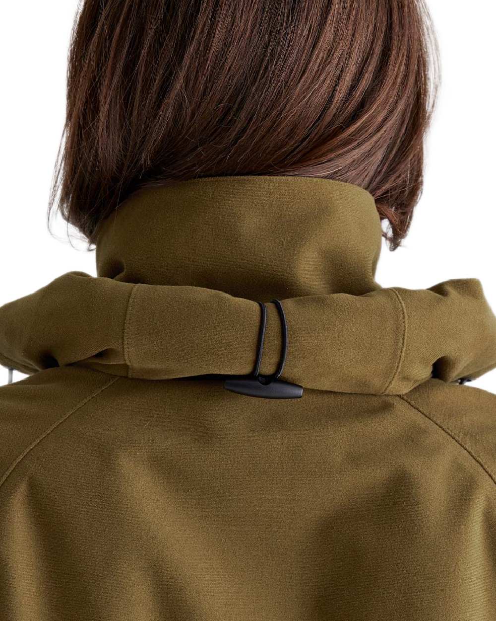 Teak Coloured Ridgeline Ladies Monsoon Waterproof Smock on white background 