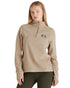 Roasted Cashew coloured Ridgeline Ladies Narvik Fleece on white background 