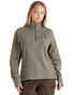 Smokey Olive coloured Ridgeline Ladies Narvik Fleece on white background 