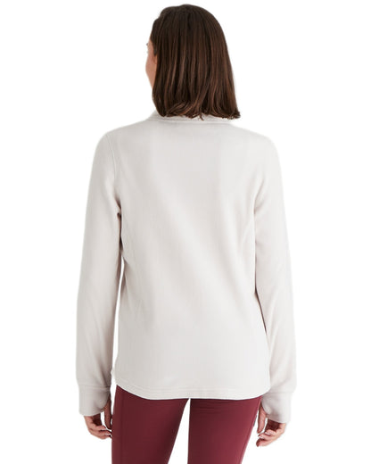 Stone coloured Ridgeline Ladies Narvik Fleece on white background 