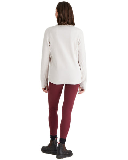 Stone coloured Ridgeline Ladies Narvik Fleece on white background 
