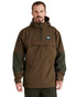 Bark Deep Forest Coloured Ridgeline Mens Cambrian Smock on white background 