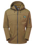 Faded Teak coloured Ridgeline Mens Gradient Jacket on white background 