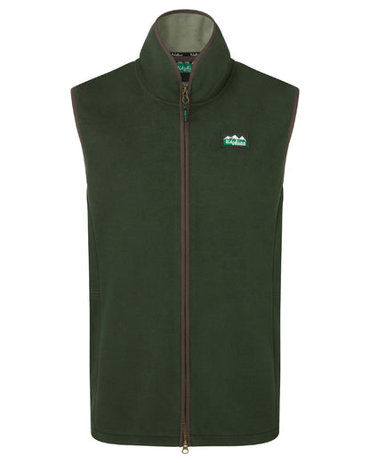Deep Forest Coloured Ridgeline Mens Kodiak Gilet on white background 