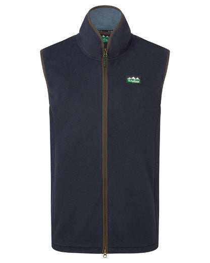 Navy Coloured Ridgeline Mens Kodiak Gilet on white background 