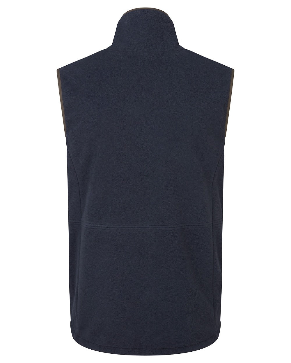Navy Coloured Ridgeline Mens Kodiak Gilet on white background 