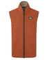 Russet Coloured Ridgeline Mens Kodiak Gilet on white background 