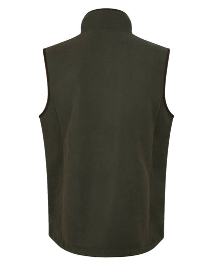 Deep Forest coloured Ridgeline Mens Monarch Gilet on white background 