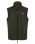 Deep Forest coloured Ridgeline Mens Monarch Gilet on white background 